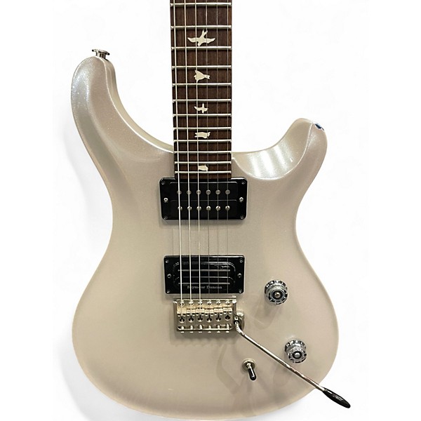 Used PRS CE24 Silver Solid Body Electric Guitar