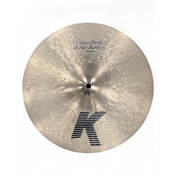 Used 2020s Zildjian 14in K Custom Dark Hi Hat Pair Cymbal