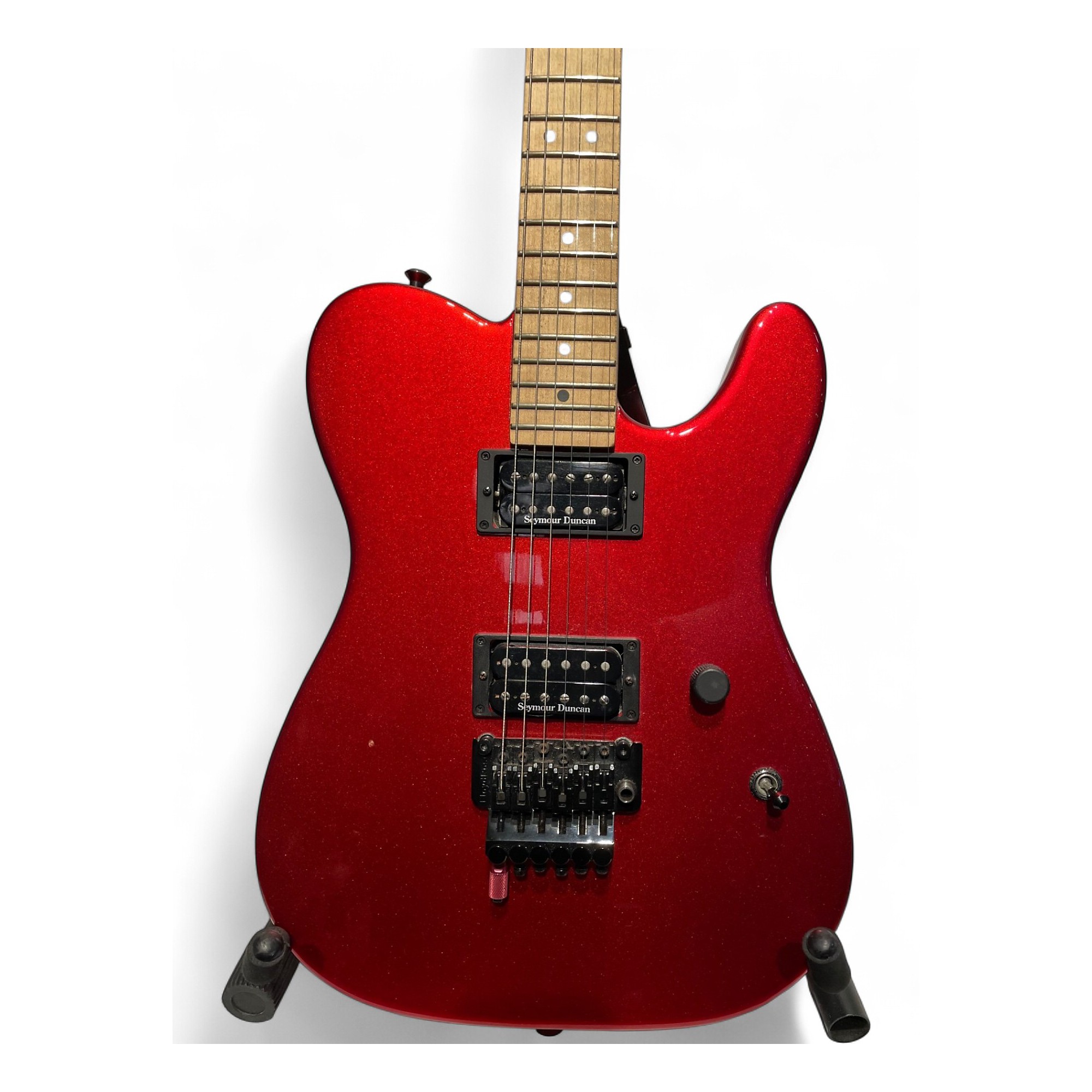 Used 2010s Charvel San Dimas SD1-2H Candy Apple Red Solid Body