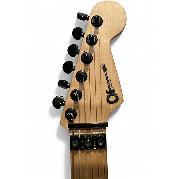 Used 2010s Charvel San Dimas SD1-2H Candy Apple Red Solid Body Electric Guitar