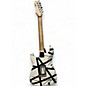 Used EVH Striped Series Black and White Solid Body Electric Guitar
