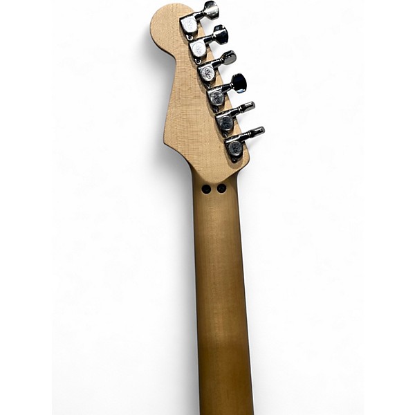 Used EVH Striped Series Black and White Solid Body Electric Guitar