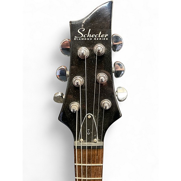 Used Schecter Guitar Research Diamond Series C1 Black Solid Body Electric Guitar