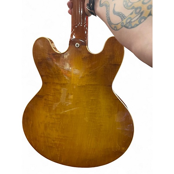 Used The Heritage H535 Natural Hollow Body Electric Guitar
