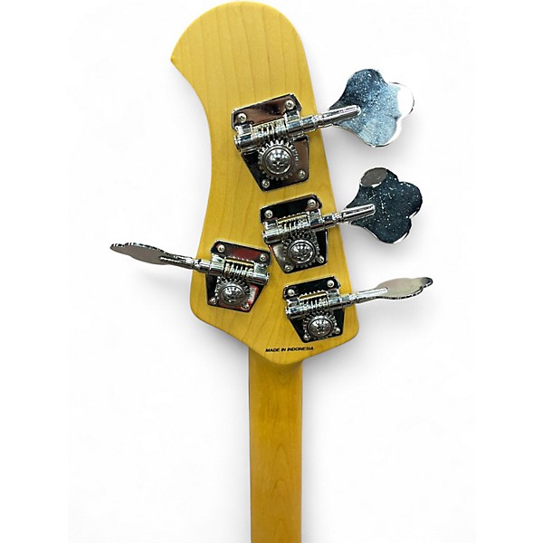 Used Sterling by Music Man Sub 4 Trans Green Electric Bass Guitar