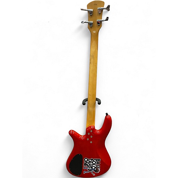 Used Spector Performer 4 Candy Apple Red Electric Bass Guitar