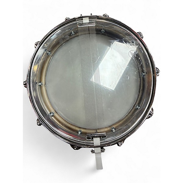Used Ludwig 5.5X14.5 Supraphonic Snare Chrome Silver Drum