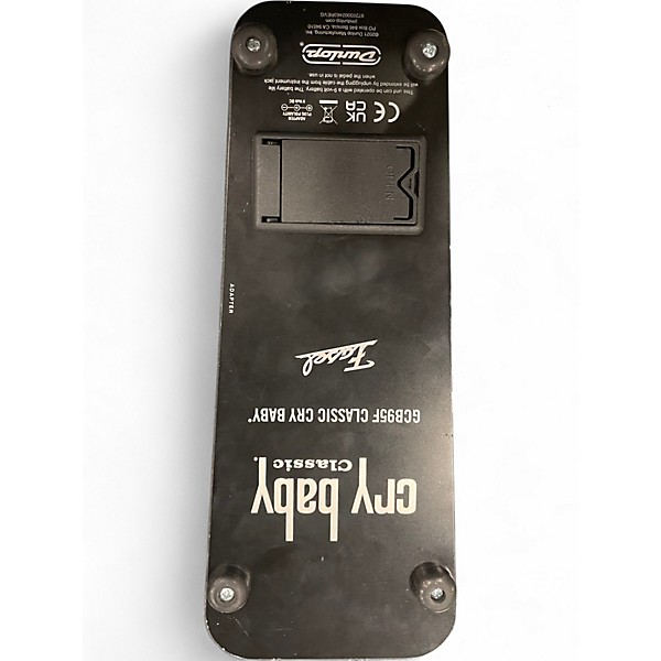 Used Dunlop GCB95F Crybaby Classic Wah With Fasel Inductor Effect Pedal