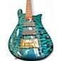 Used 2009 Spector NS4 USA 4 String Turquoise Electric Bass Guitar thumbnail