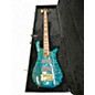 Used 2009 Spector NS4 USA 4 String Turquoise Electric Bass Guitar