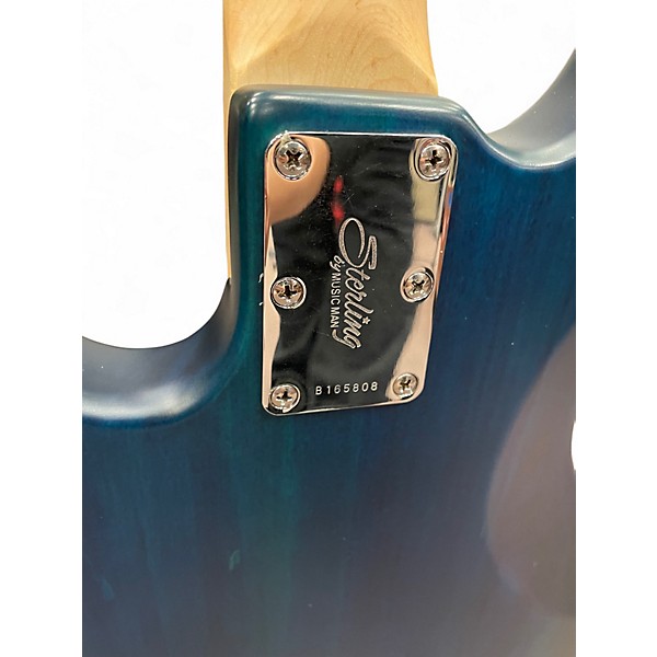 Used Sterling by Music Man Sub Series Ocean Blue Electric Bass Guitar