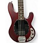 Used Sterling by Music Man STINGRAY Burgundy Electric Bass Guitar