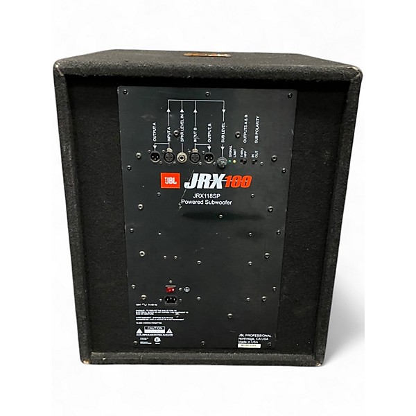Used JBL JRX118SP 500W Powered Subwoofer