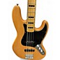 Used Squier Vintage Modified 70S Jazz Bass Natural Electric Bass Guitar