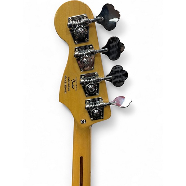 Used Squier Vintage Modified 70S Jazz Bass Natural Electric Bass Guitar