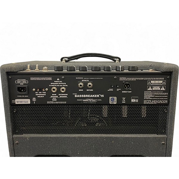 Used 2016 Fender Bassbreaker 15W Tube Guitar Amp Head