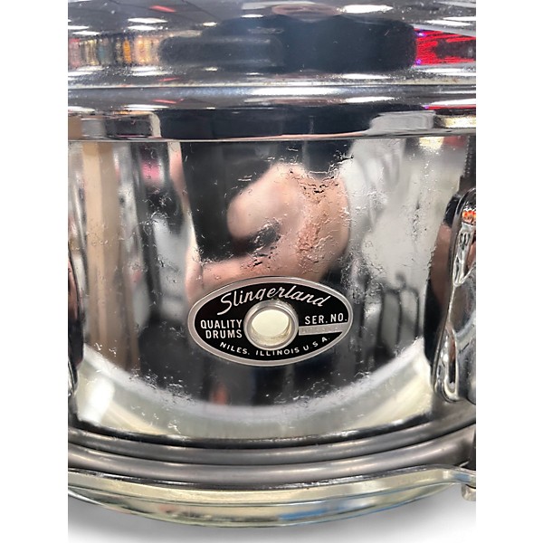 Vintage 1970s Slingerland 14X5 FESTIVAL SNARE STEEL Drum