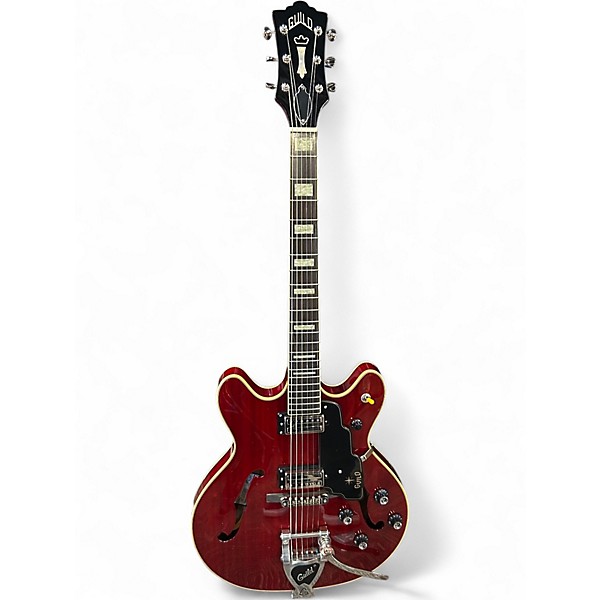 Used 2021 Guild Starfire V Cherry Hollow Body Electric Guitar