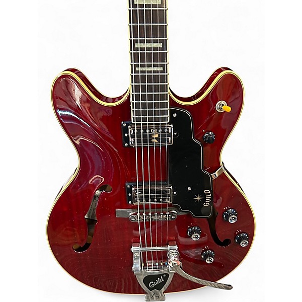 Used 2021 Guild Starfire V Cherry Hollow Body Electric Guitar