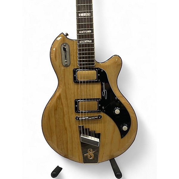 Used 2019 Supro 1296AN SILVERWOOD Natural ASH Solid Body Electric Guitar