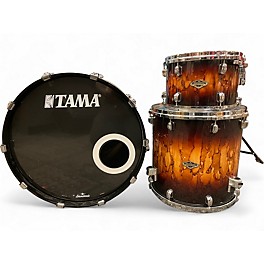 Used 2024 TAMA 3 Piece Starclassic Walnut Birch Molten Brown Burst Drum Kit