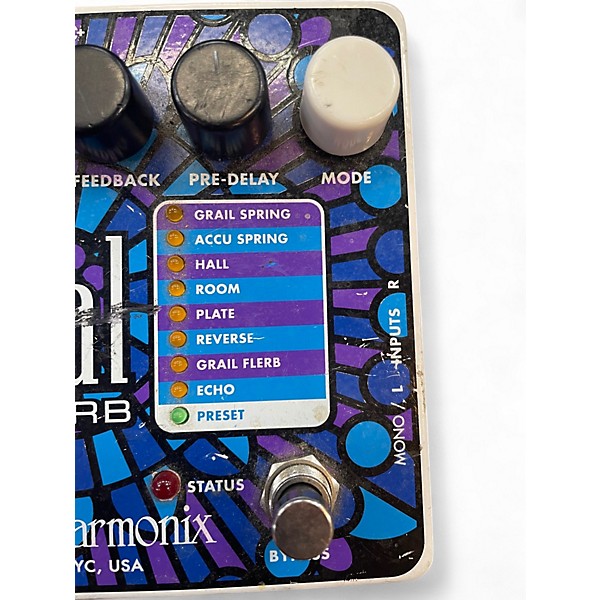 Used Electro-Harmonix Cathedral Stereo Reverb Effect Pedal