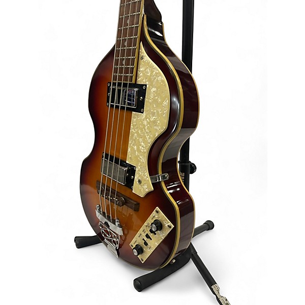 Used Jay Turser JTB-2B BASS Sunburst Electric Bass Guitar