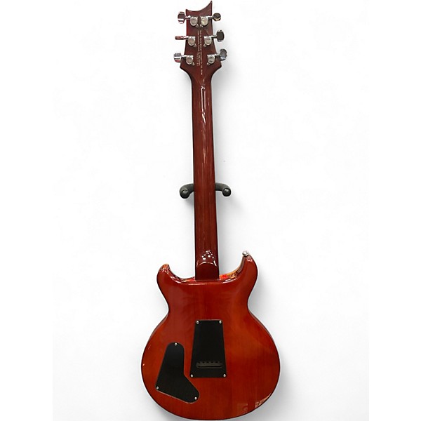 Used PRS SE SANTANA QUILT TOP Cherry Sunburst Solid Body Electric Guitar
