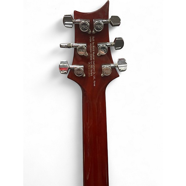 Used PRS SE SANTANA QUILT TOP Cherry Sunburst Solid Body Electric Guitar