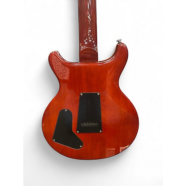 Used PRS SE SANTANA QUILT TOP Cherry Sunburst Solid Body Electric Guitar