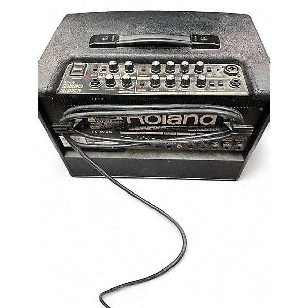 Used Roland AC60 60W 2X6.5 Acoustic Guitar Combo Amp