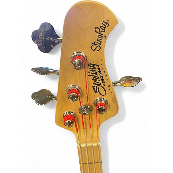 Used Sterling by Music Man Ray4 Seafoam Green Electric Bass Guitar