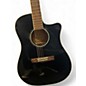 Used Fender CD140SCE Black Acoustic Electric Guitar