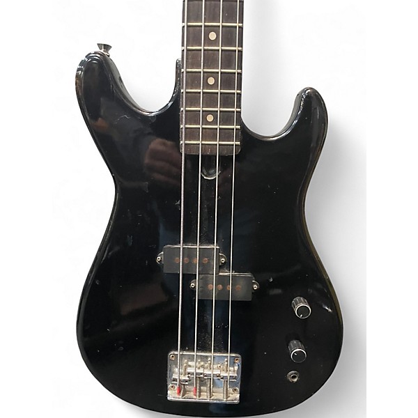 Vintage 1970s Montaya DOUBLECUT Black Electric Bass Guitar