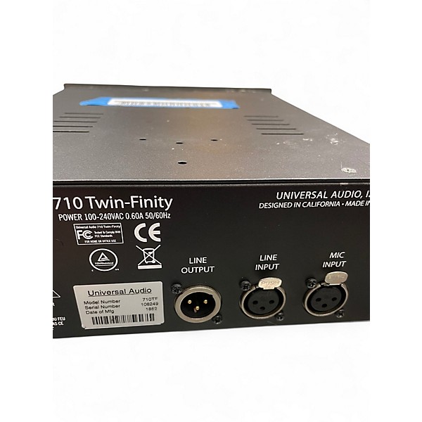 Used Universal Audio 710TF Microphone Preamp