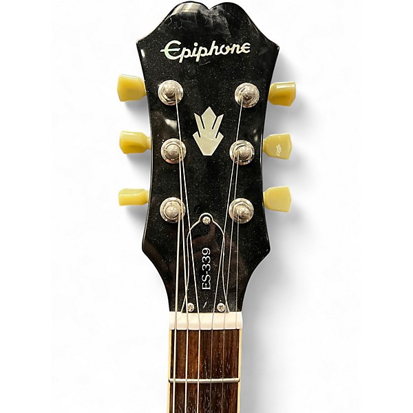Used Epiphone ES339 Pro Natural Hollow Body Electric Guitar