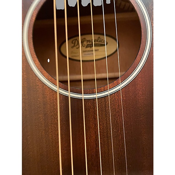 Used D'Angelico  Premier Series Gramercy LS Grand Auditiorium Aged Trans Black Acoustic Electric Guitar