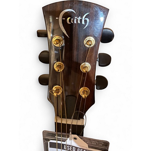 Used Faith Mercury scoop electri Natural Acoustic Electric Guitar