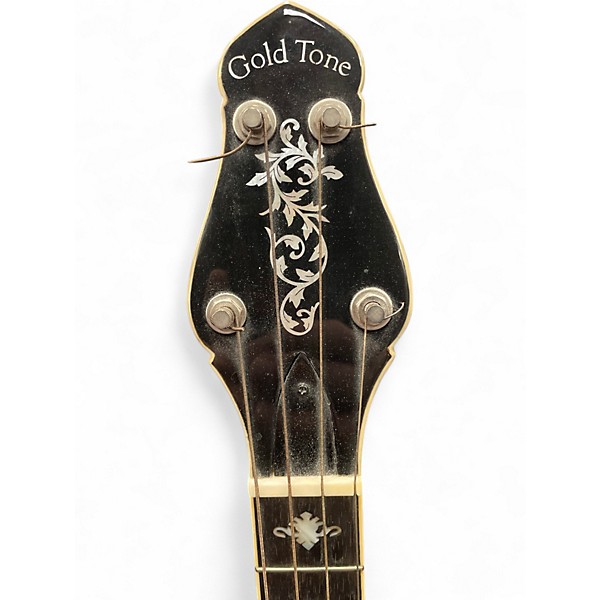 Vintage 1962 Gold Tone GEB5 Vintage White Banjo