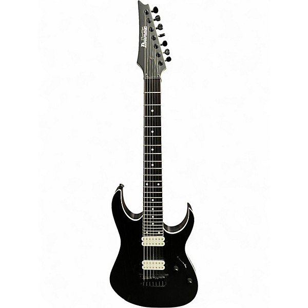 Used Ibanez RGR752AHBF Black Solid Body Electric Guitar