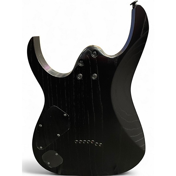 Used Ibanez RGR752AHBF Black Solid Body Electric Guitar