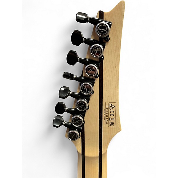 Used Ibanez RGR752AHBF Black Solid Body Electric Guitar