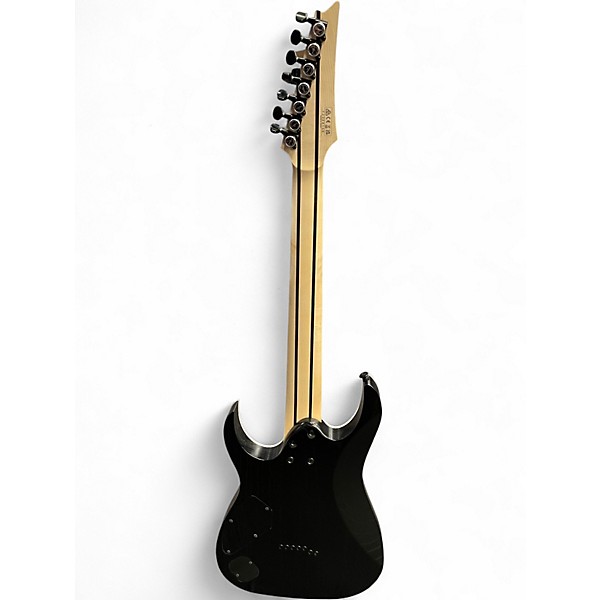 Used Ibanez RGR752AHBF Black Solid Body Electric Guitar