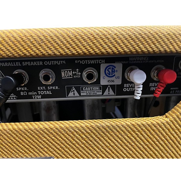 Used Fender '65 PRINCETON REVERB Tube Guitar Combo Amp