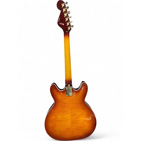 Used Hagstrom '67 Viking II Limited-Edition Hollowbody Electric Guitar Vintage Sunburst Hollow Body Electric Guitar