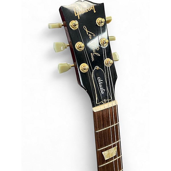 Used Gibson Les Paul Studio Pro Left Handed Wine Red Electric Guitar
