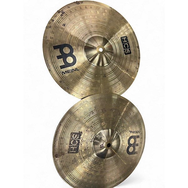 Used MEINL 14in HCS Hi Hat Pair Cymbal