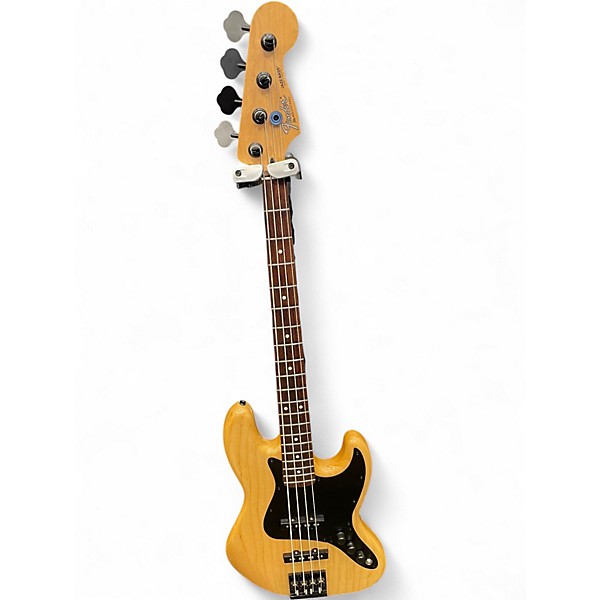 Used Fender Deluxe Jazz Bass Natural Electric Bass Guitar