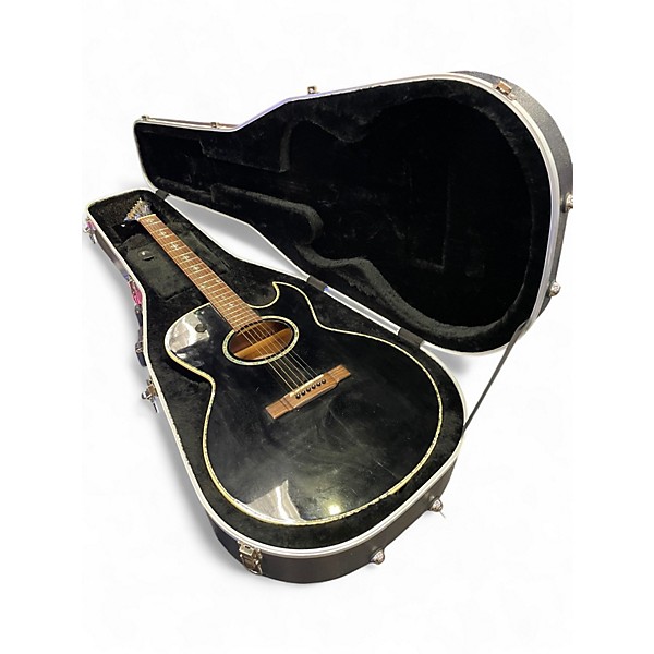 Used Washburn EA21HM Black Solid Body Electric Guitar