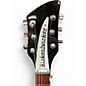 Used 2001 Rickenbacker 330 Black and White Hollow Body Electric Guitar